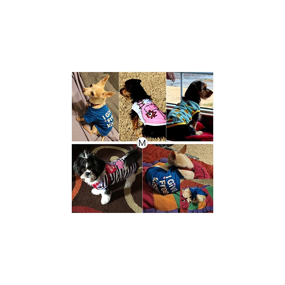 Camisas para mascotas 6 pack para perro Tamaño: xs