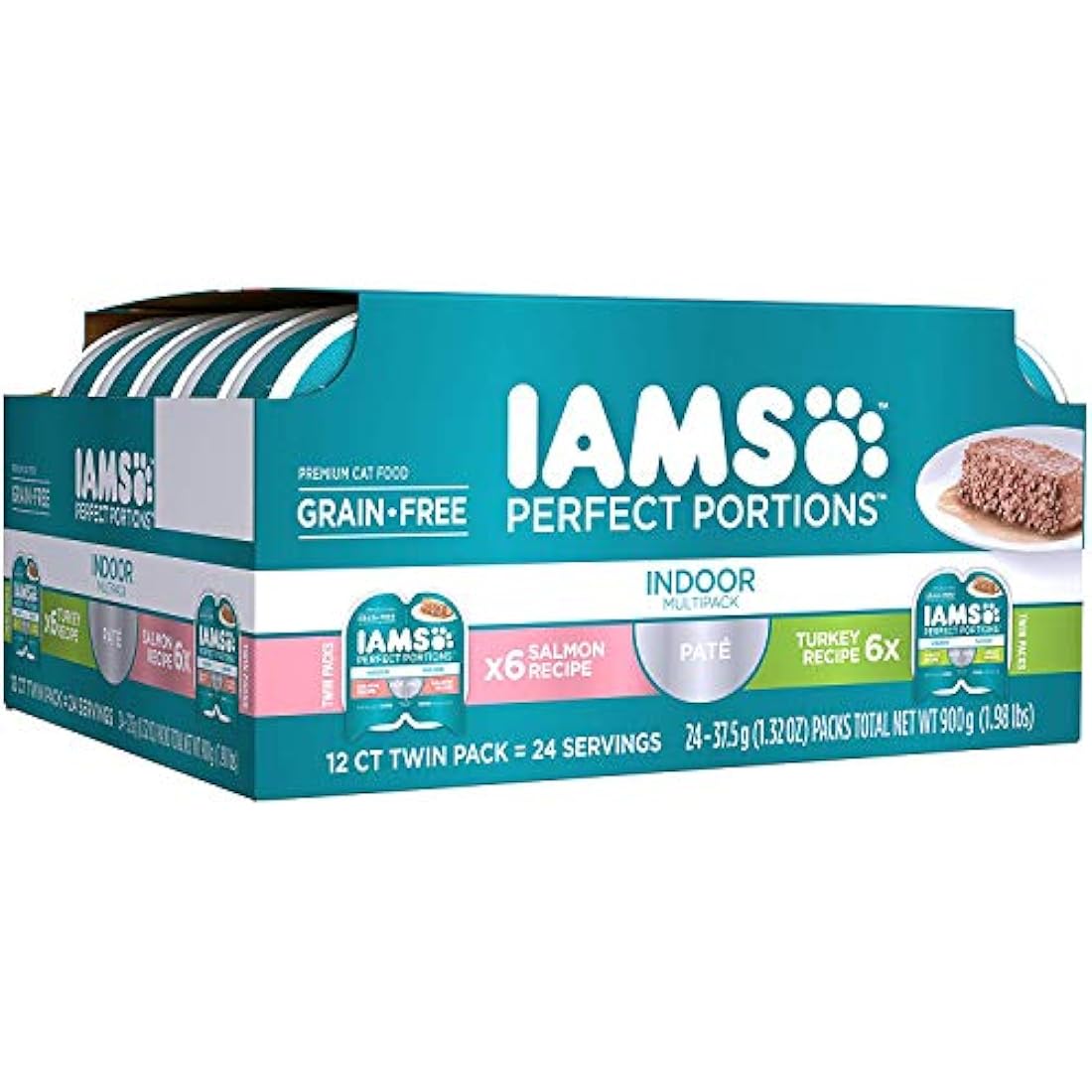 Iams Perfect Portions - Paquete de variedades para gatos