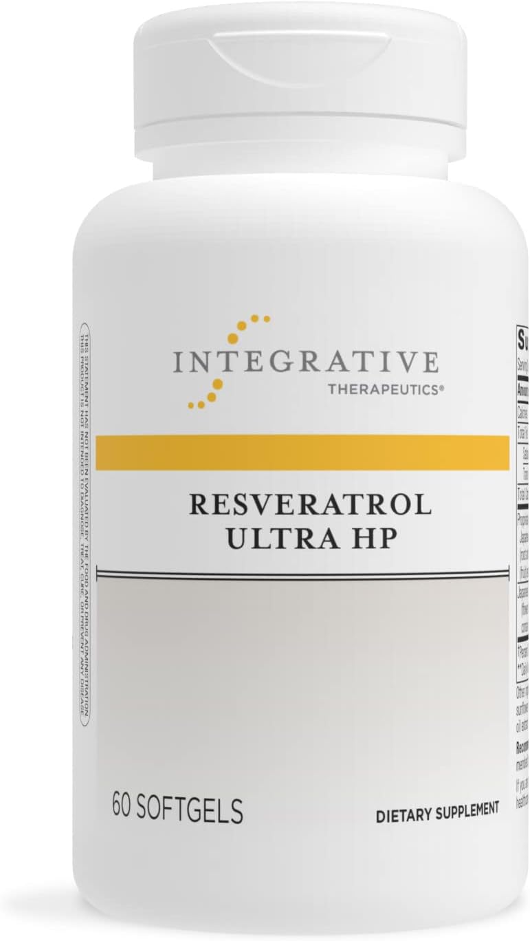Suplemento Resveratrol Ultra HP 175 mg Soporte Cardiovascula