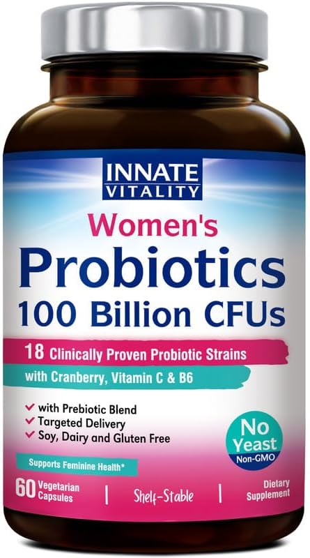 Probióticos para Mujeres con Arándano, Vitaminas C y B6