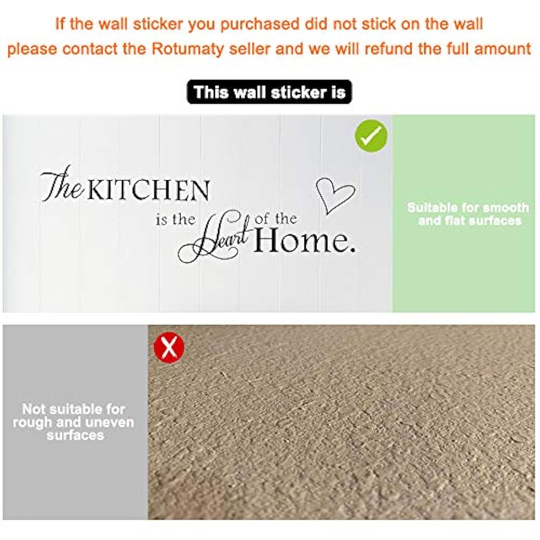 Adhesivo decorativo para pared de cocina y comedor