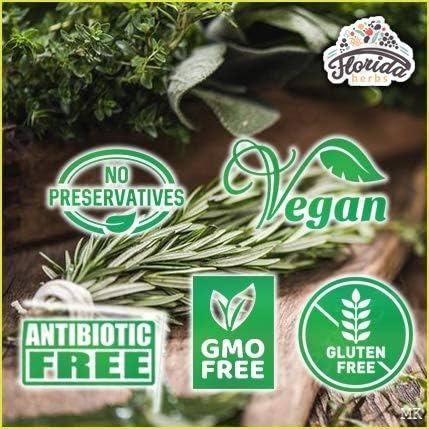 Suplementos de hierbas seca orgánica prensada en frío 60 ml