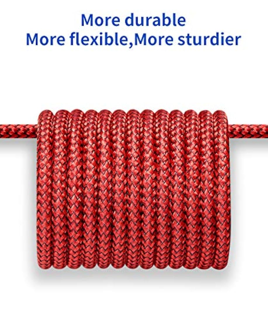 Cable USB tipo C (2 paquetes de 6.6 pies) para Samsung