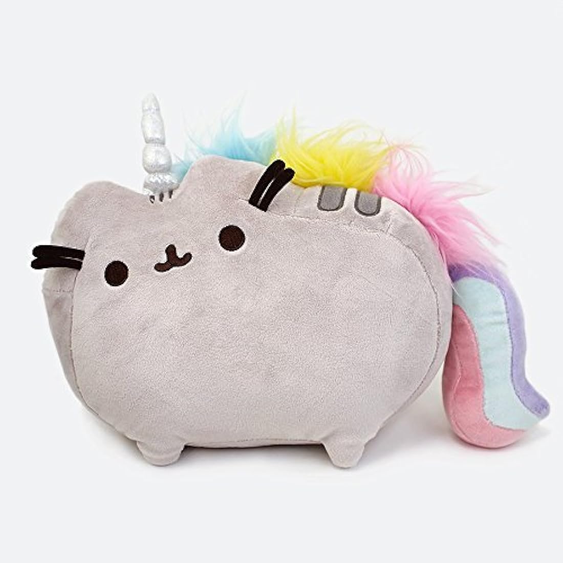 Peluche de gato, Pusheenicorn, 13 pulgadas, Gris