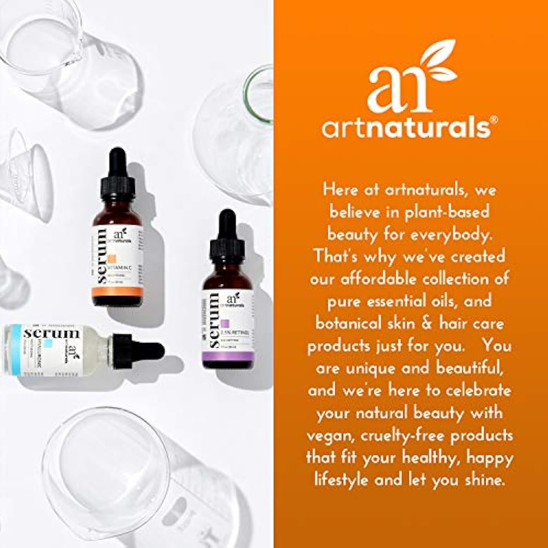 Juego de 3 en 1 ArtNaturals, antienvejecimiento con vitamina C