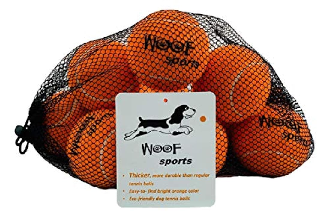 Woof Sports - pelotas de tenis para cachorros 12 Bolas