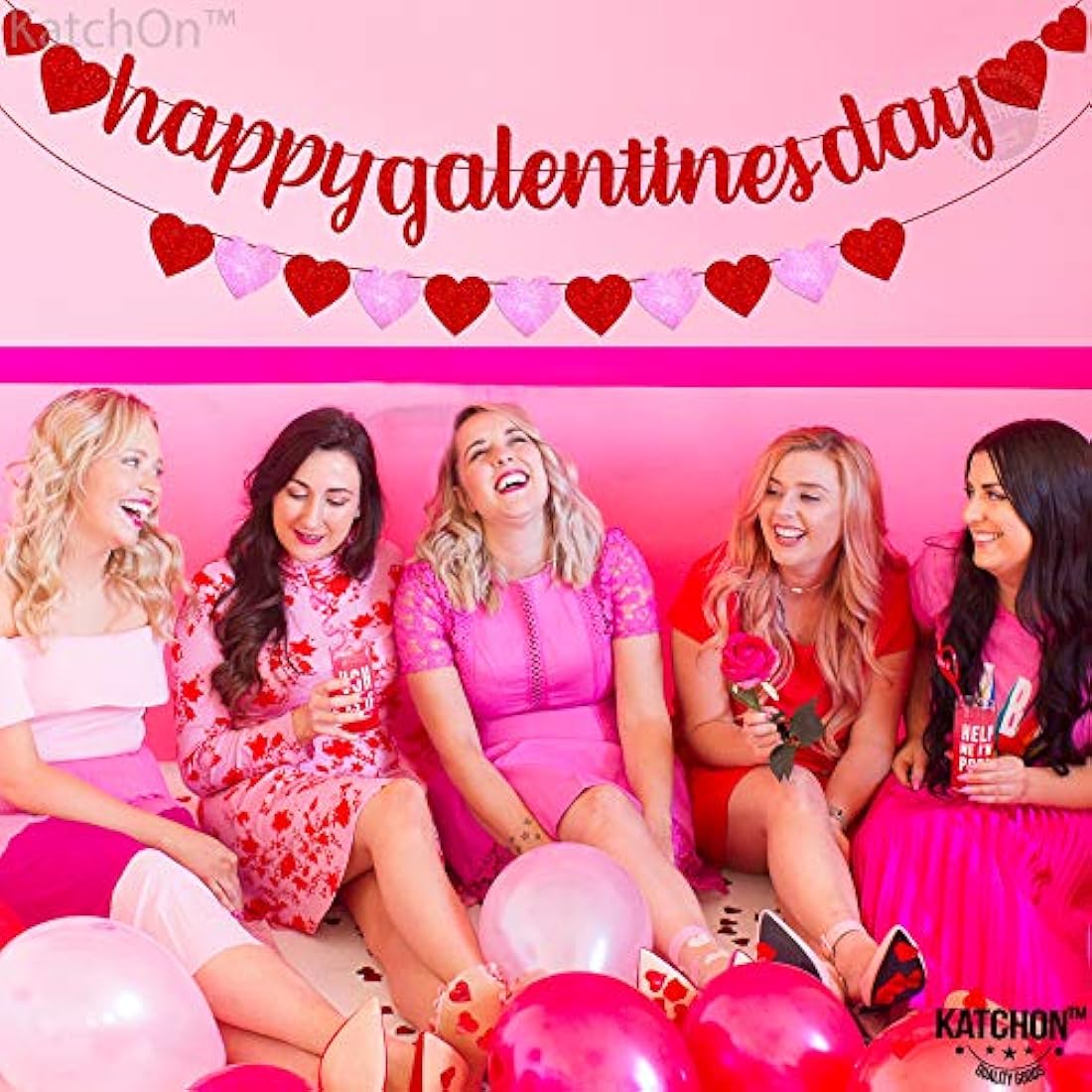 Pancarta feliz del día de San Valentín