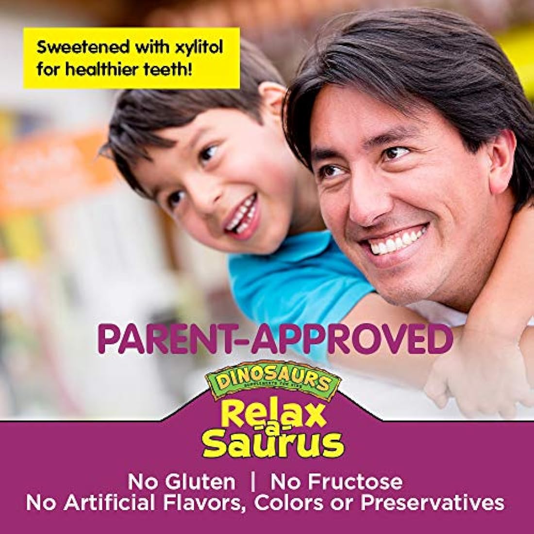 Vitaminas y minerales KAL para niños multisaurus | Sabor a bayas mixtas | Multivitamina para niños una vez al día | 90 masticables