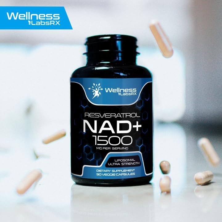 Suplemento liposomal NAD+ con resveratrol WELLNESS LABSRX