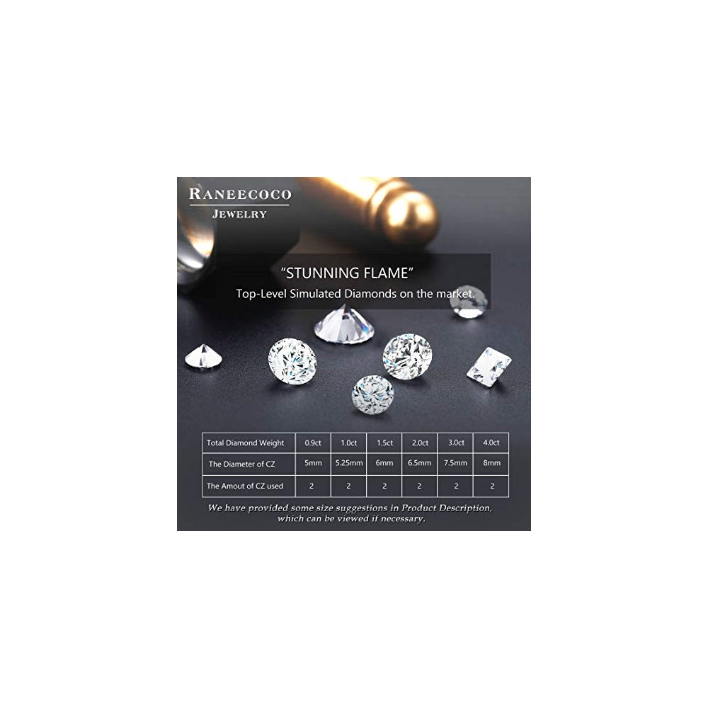 Aretes de poste con circonita cúbica chapado en oro