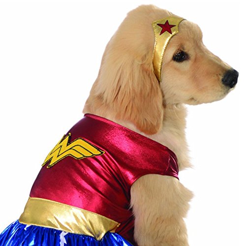 Disfraz de DC Comics para mascotas, pequeño, Wonder Woman