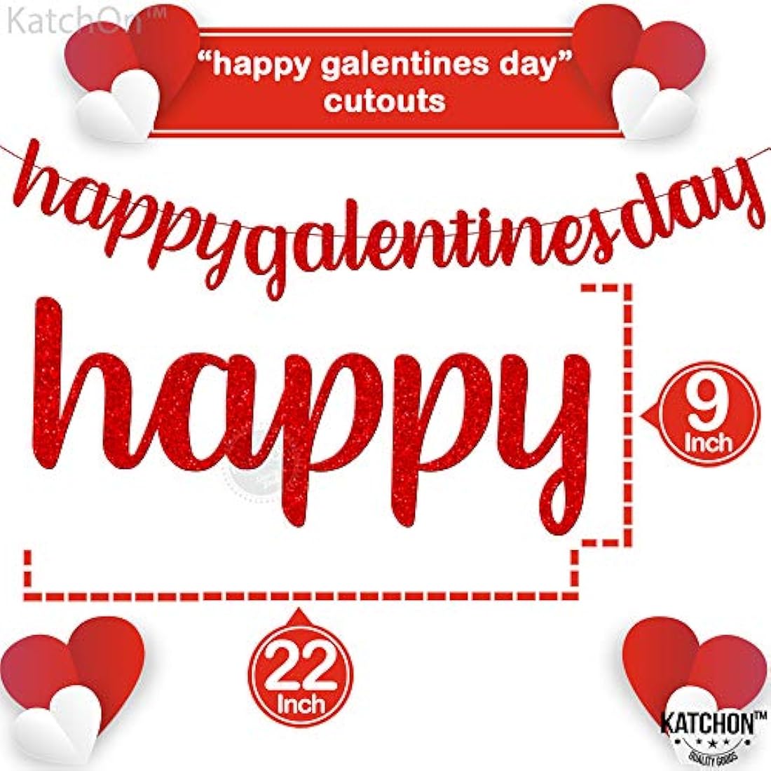 Pancarta feliz del día de San Valentín