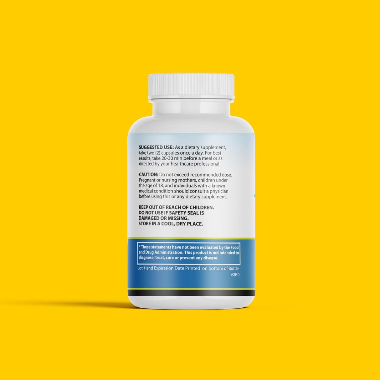 Suplemento de Ashwagandha 60 cápsulas AmeriVital 175 cc