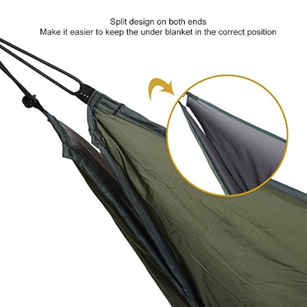 Protector de noche Hamaca Underquilt, para camping Gear