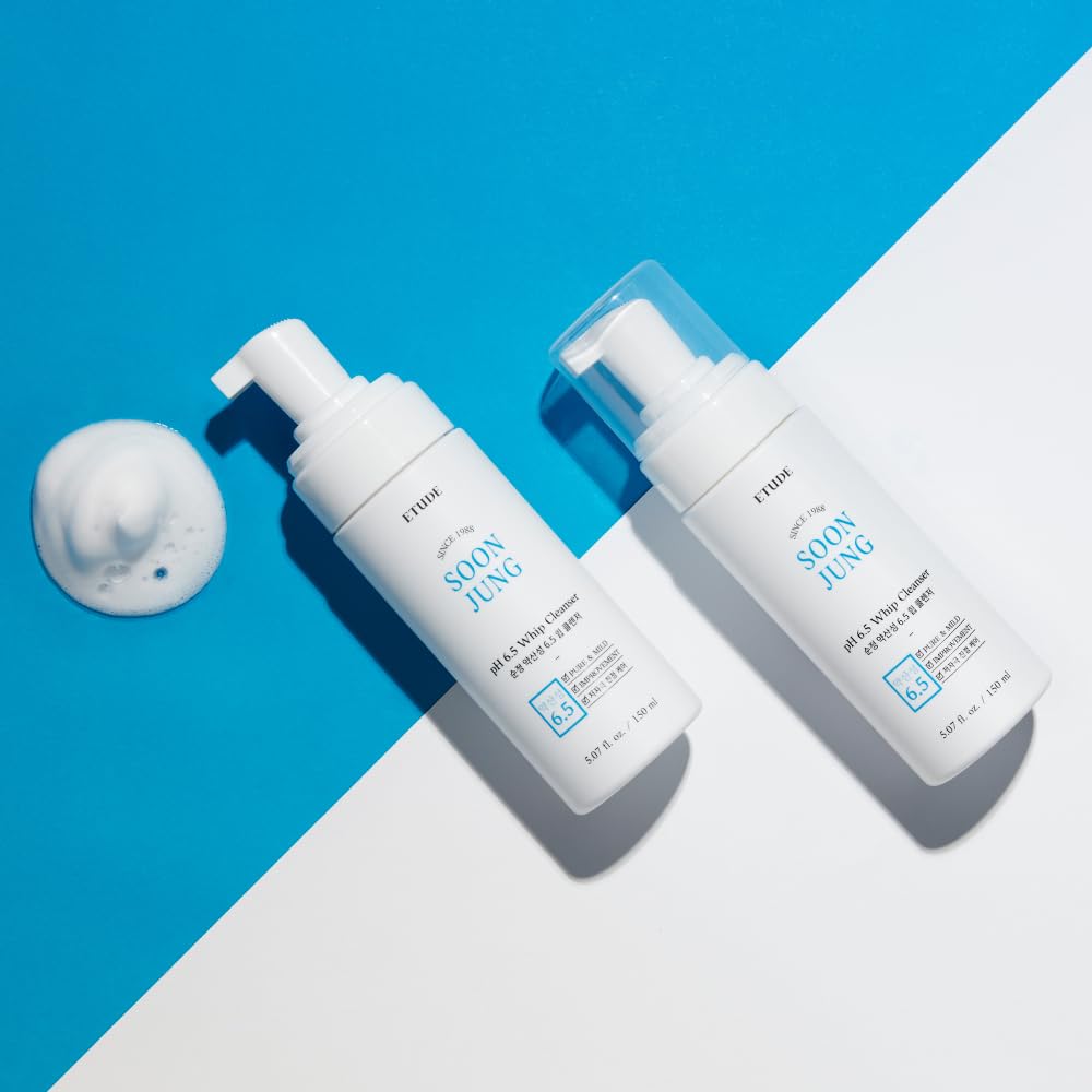 Limpiador Facial para Piel Sensible, pH Bajo, Hidratante