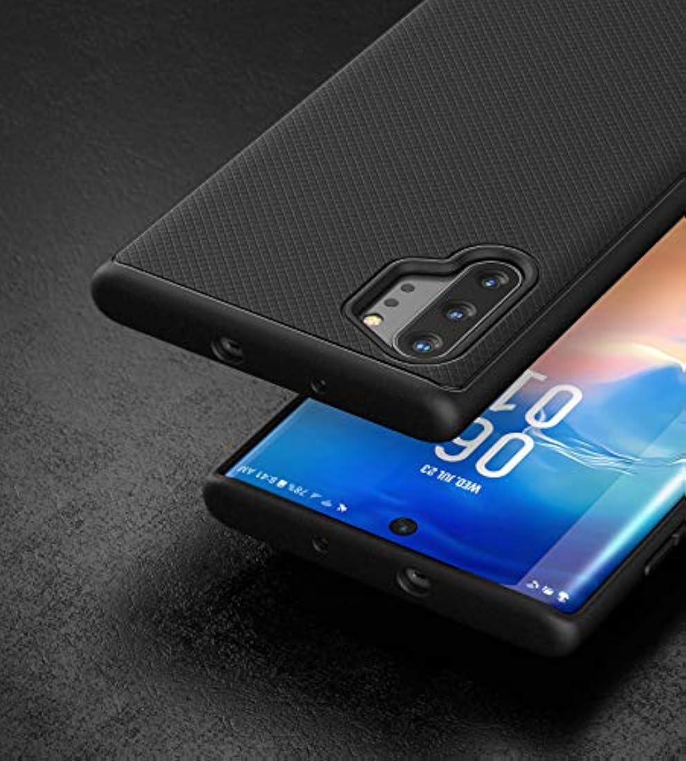 Funda para Galaxy Note 10 Plus, color negro