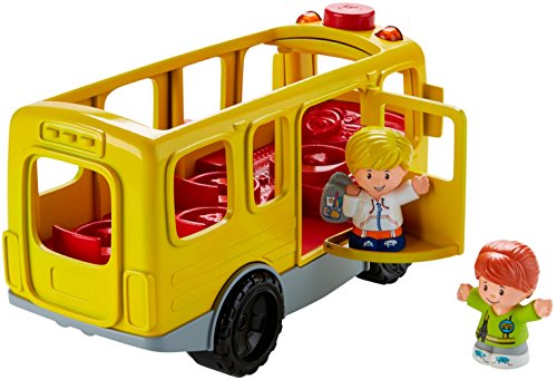 Autobús escolar, Bus de escuela , L, Marrón de Fisher-Price
