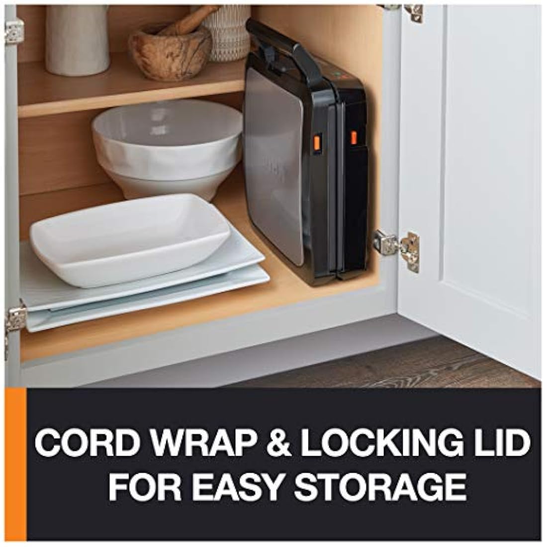 Wafflera con temperatura ajustable y platillos removibles