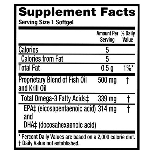 Aceite de pescado Omega-3 + Aceite de krill