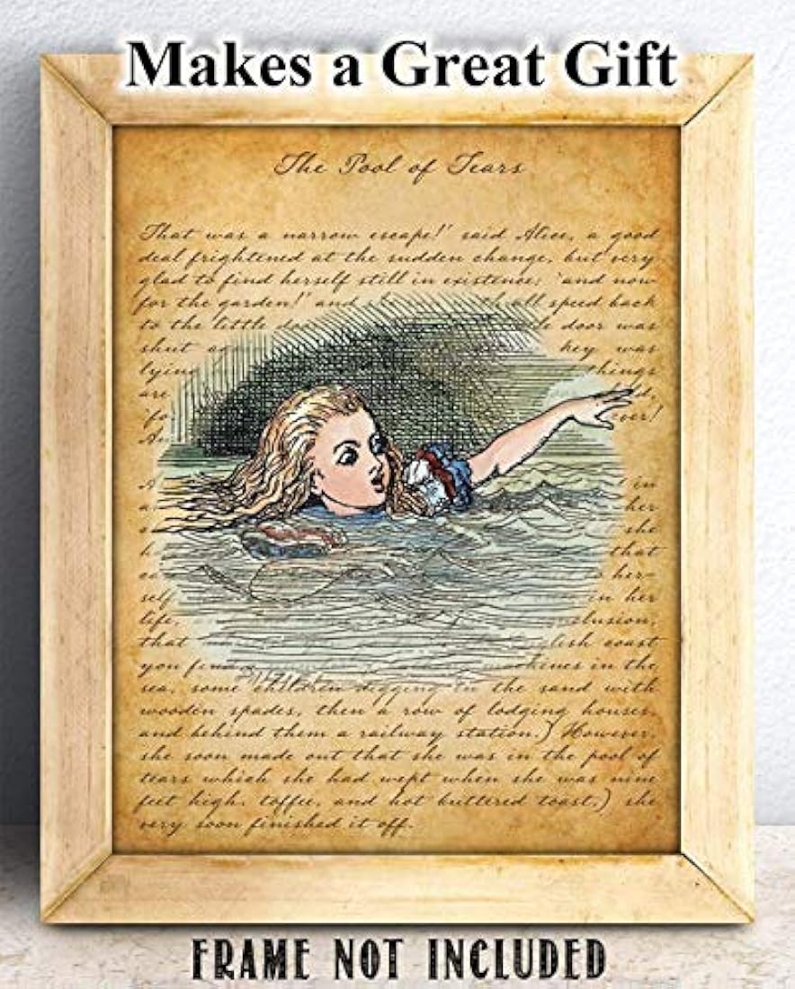 cartel de Alicia en el país de las maravillas de 11x14