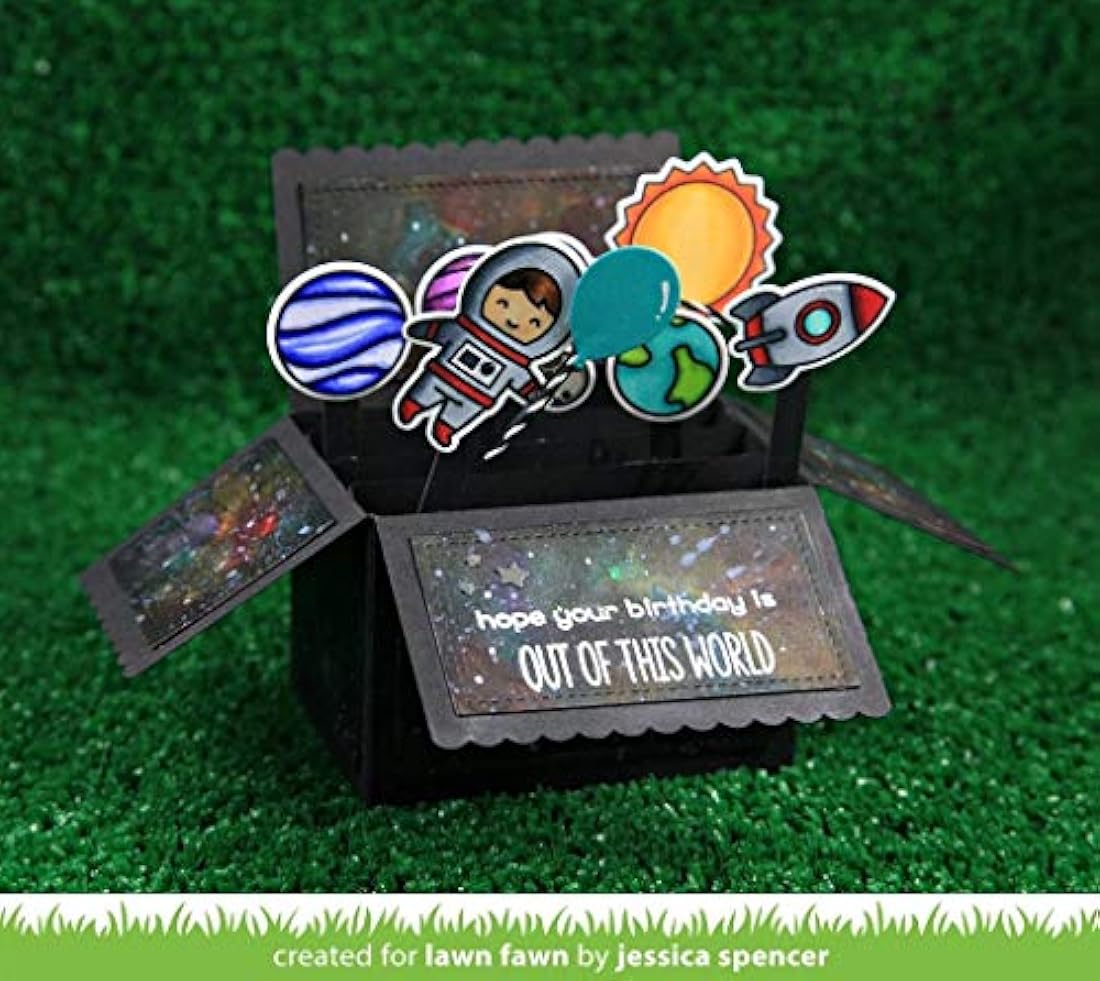 Lawn Fawn Clear Stamps - Fuera de este mundo