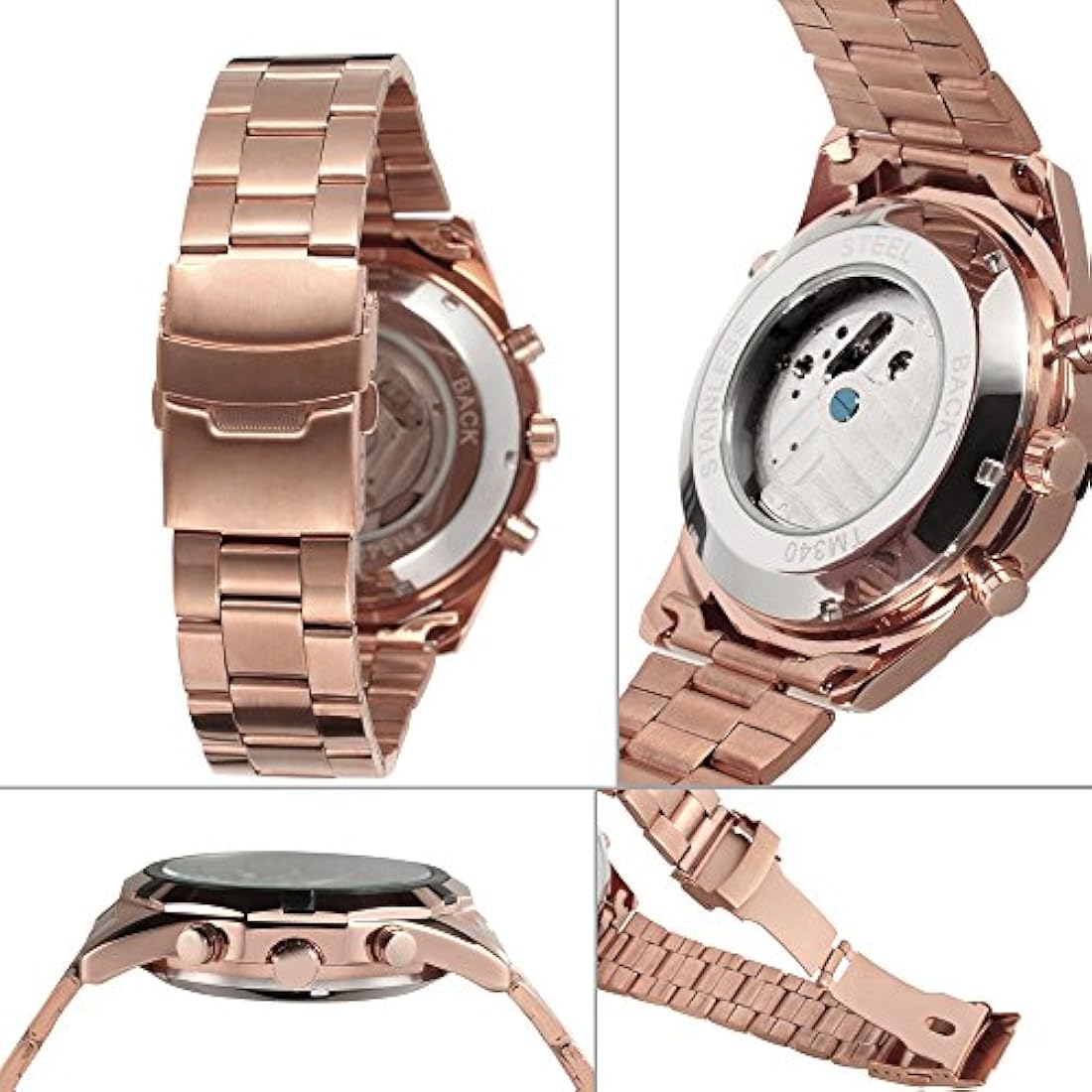 forsining Hombres Tourbillon Automático marca reloj pulsera