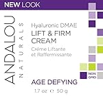 Crema tonificante con acido hialurónico DMAE AndalouNaturals