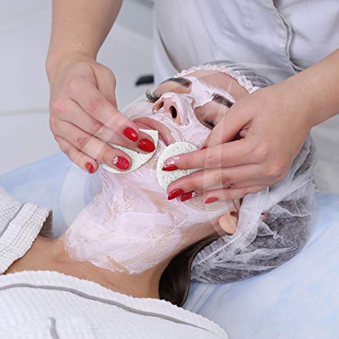 pareceus Natural comprimido Celulosa Esponjas Facial color