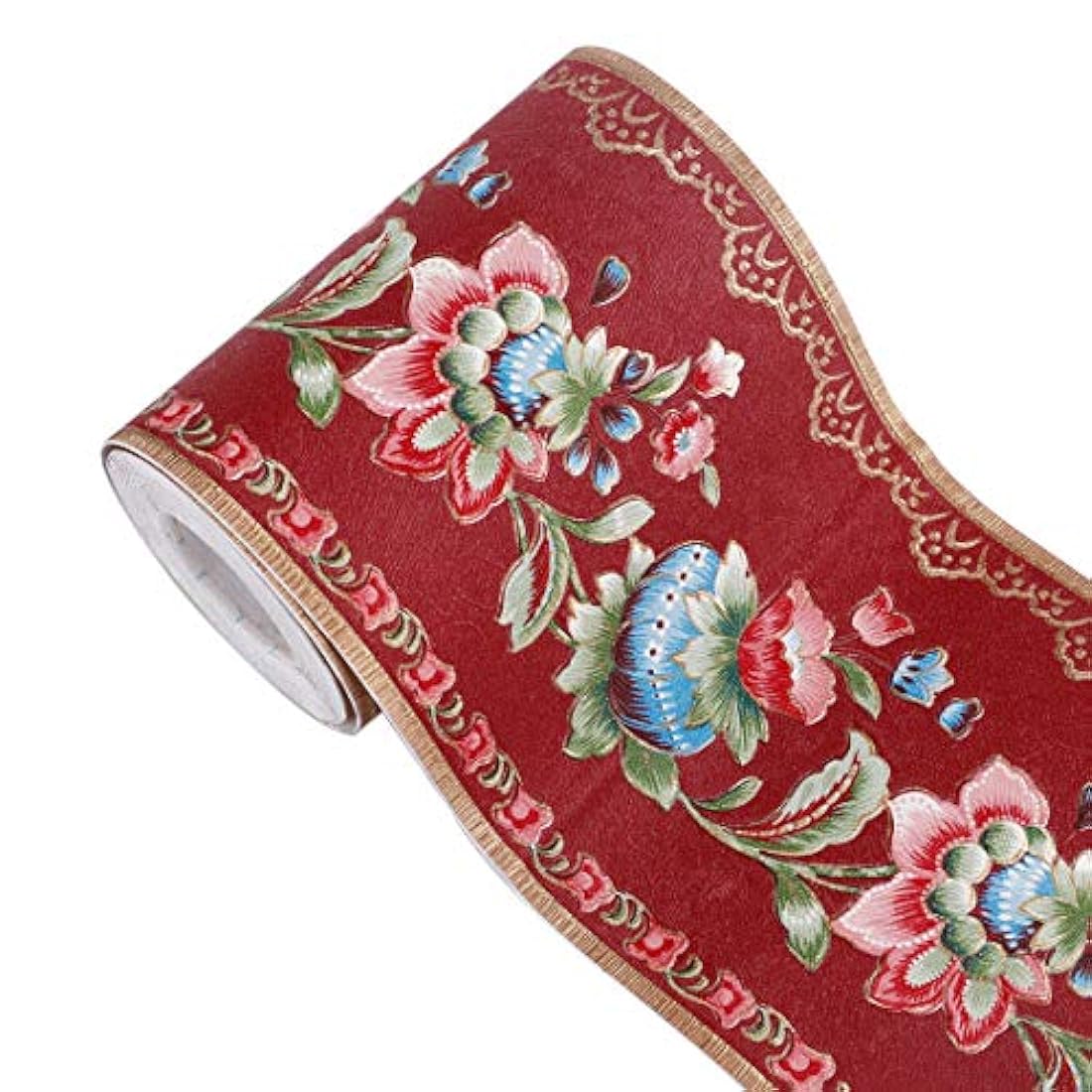 Borde de papel de pared 3D autoadhesivo, revestimiento para cocina