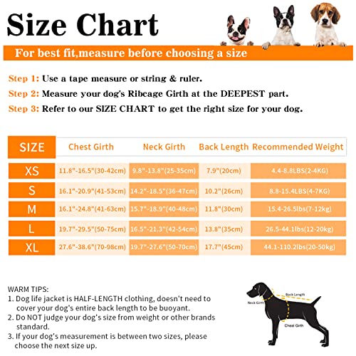 Dogcheer Chaleco salvavidas para perro, sirena de tiburón