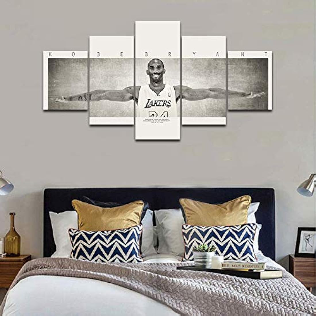 TUMOVO 5 Piezas NBA Fotos sobre lienzo