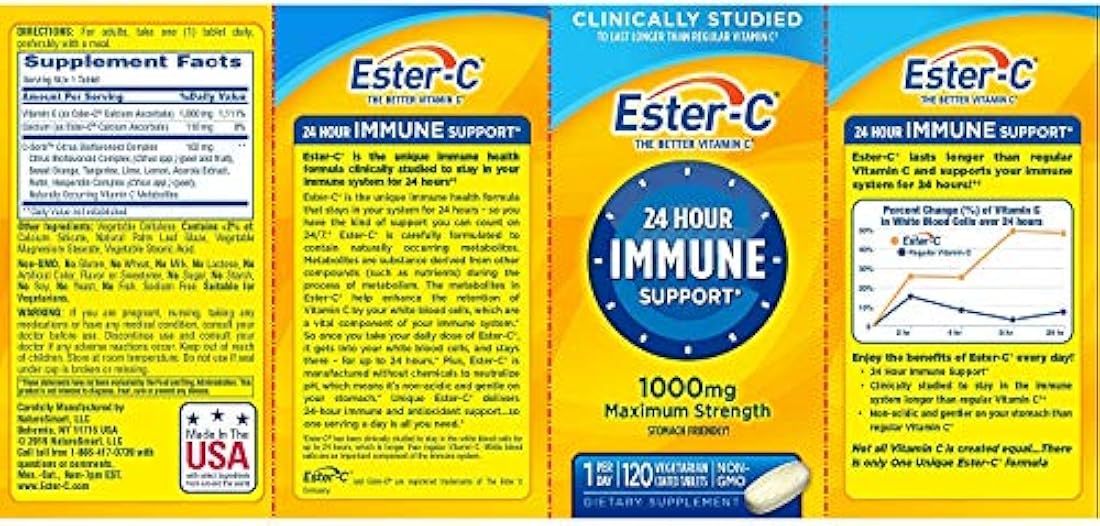 Tabletas de vitamina C (0.03 onzas)., NATURES099101