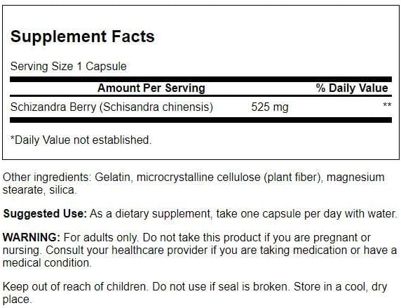 Swanson Full Spectrum Schizandra Berries Suplemento de hierb
