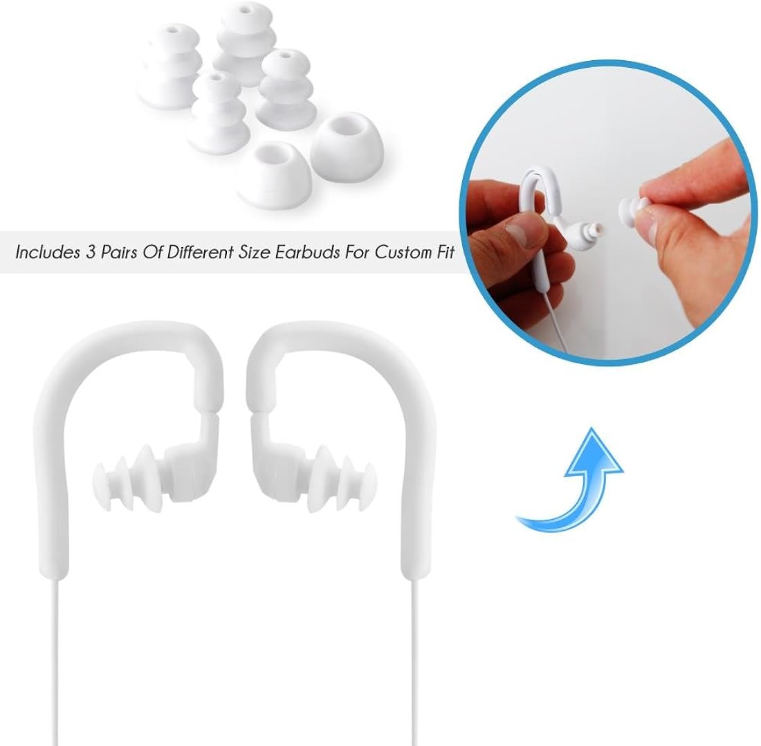 Auriculares impermeables con cable PYLE-HOME PWPE10W