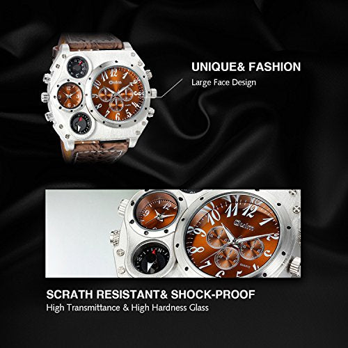Reloj de pulsera de cuarzo militar para hombre