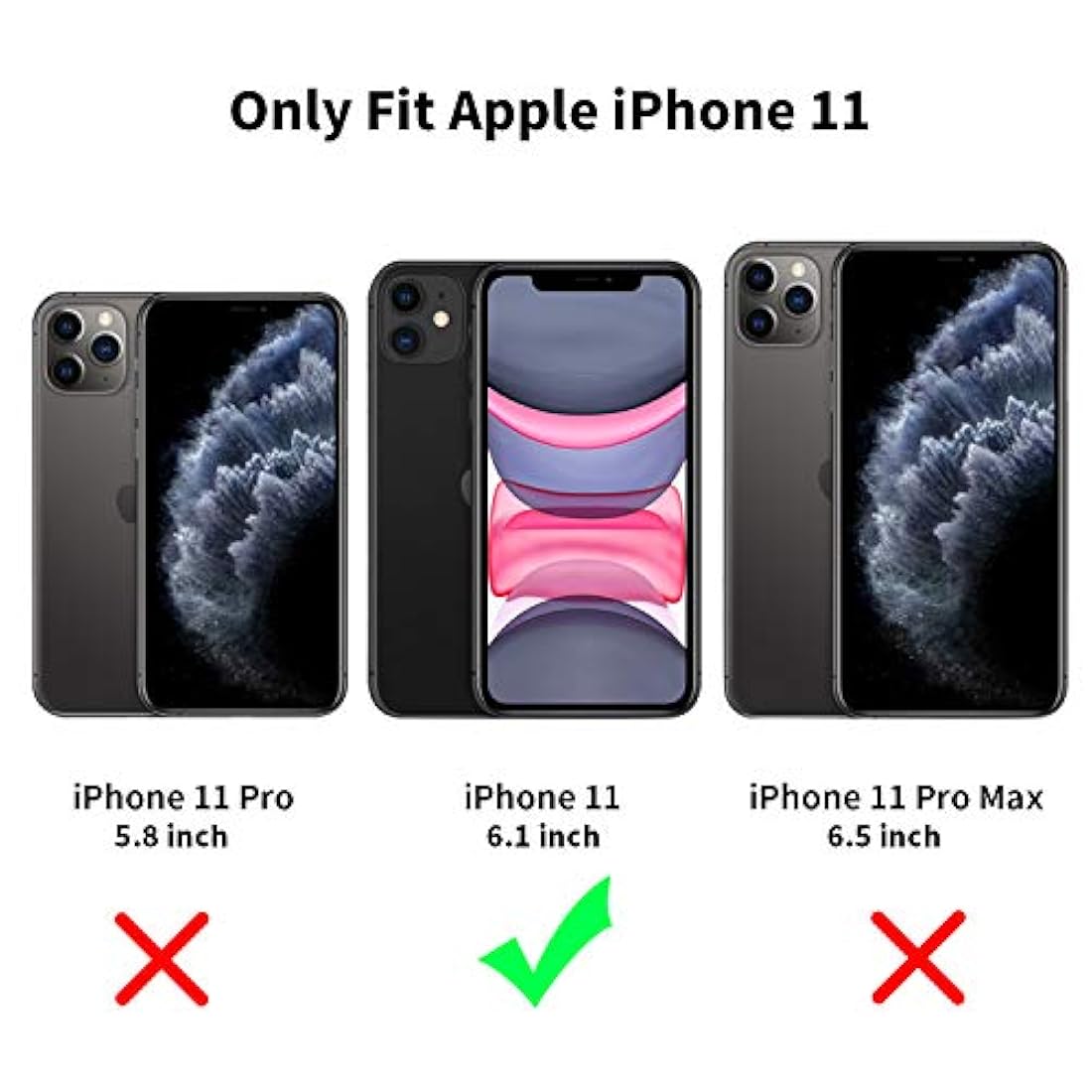 Funda para iPhone 11, piel sintética, diseño vintage