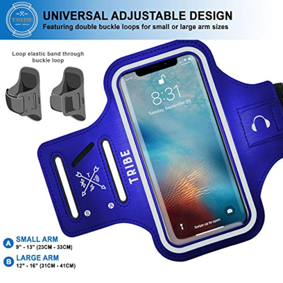 Brazalete resistente al agua para iPhone.