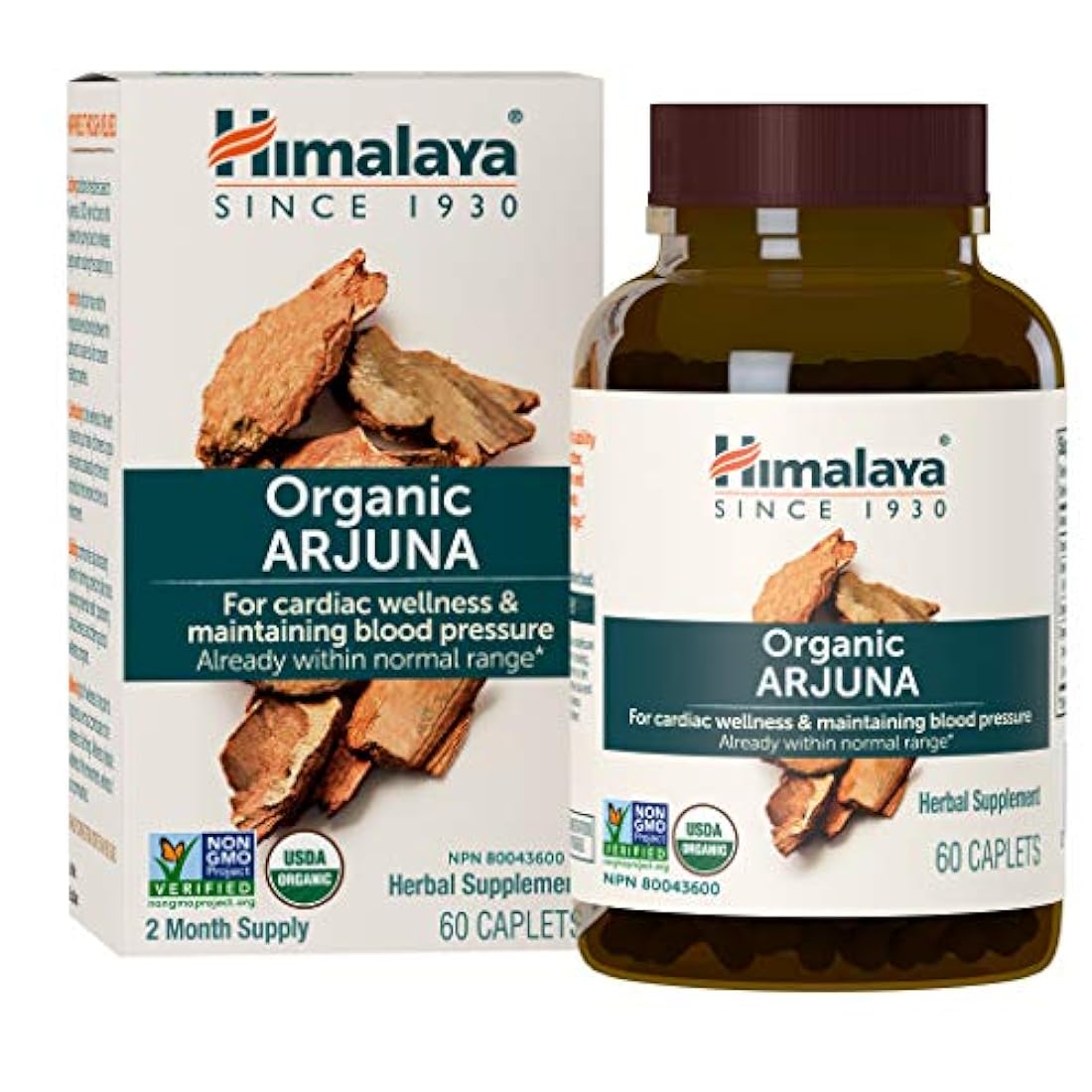 Arjuna orgánica Himalaya 60 cápsulas para colesterol,presión