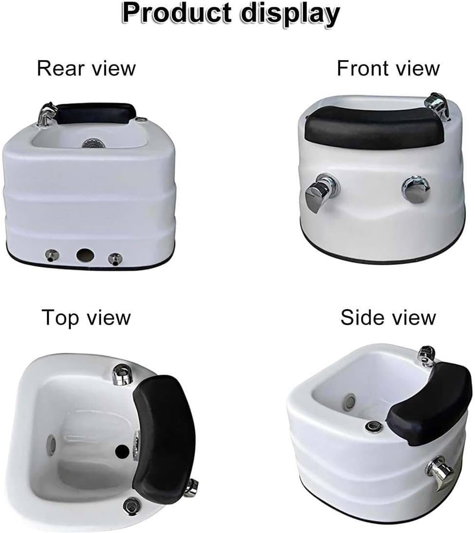 Bañera portátil de pedicura para pies, cuenco de pedicura