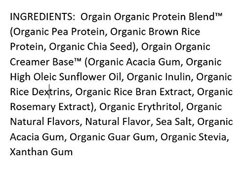 proteína a base de plantas orgánicas sabor a vainilla