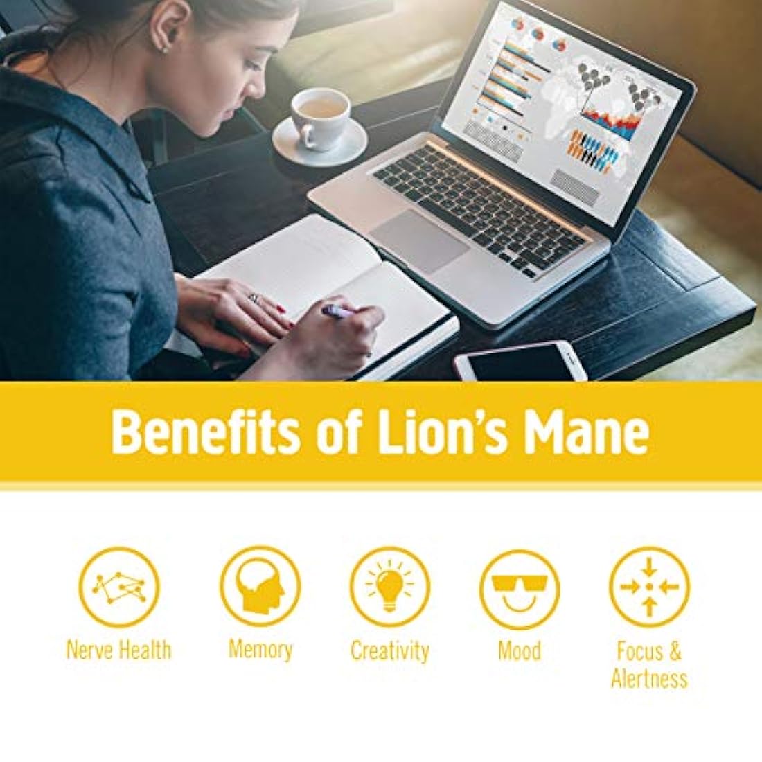 Om Organic Sushroom Nutrition - Suplemento vitamínico