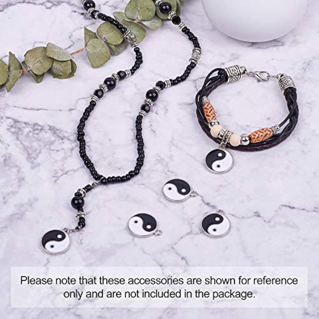 Dijes y Medallas, de esmalte 21x18 mm Yoga Meditación