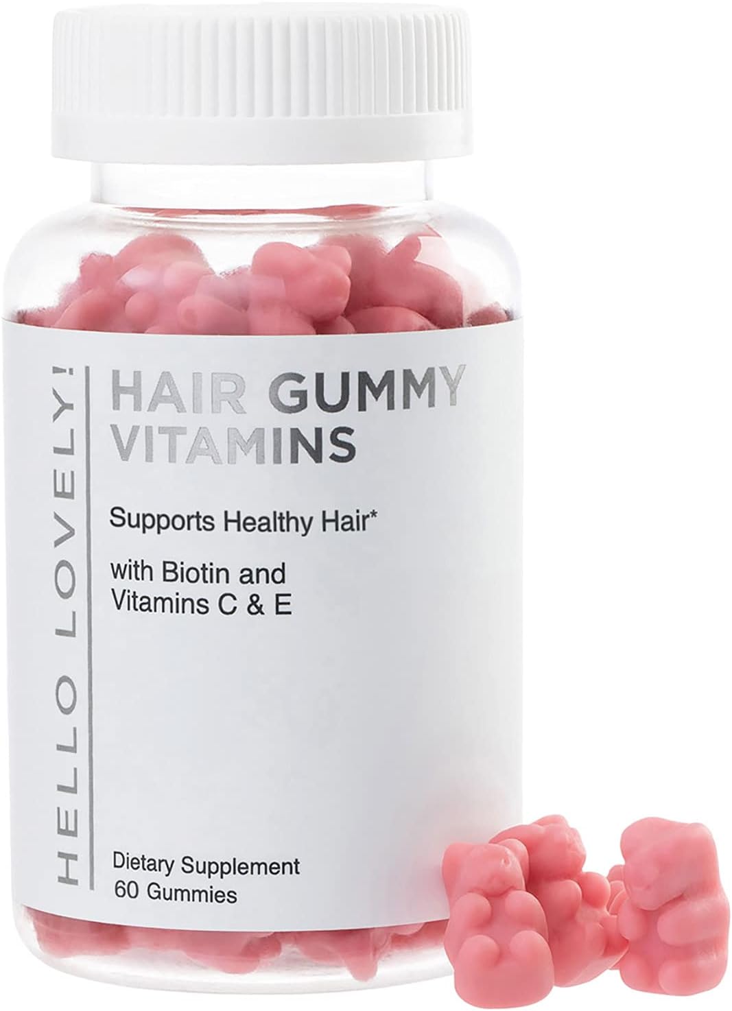 Suplemento Gomitas de vitaminas para el cabello con biotina