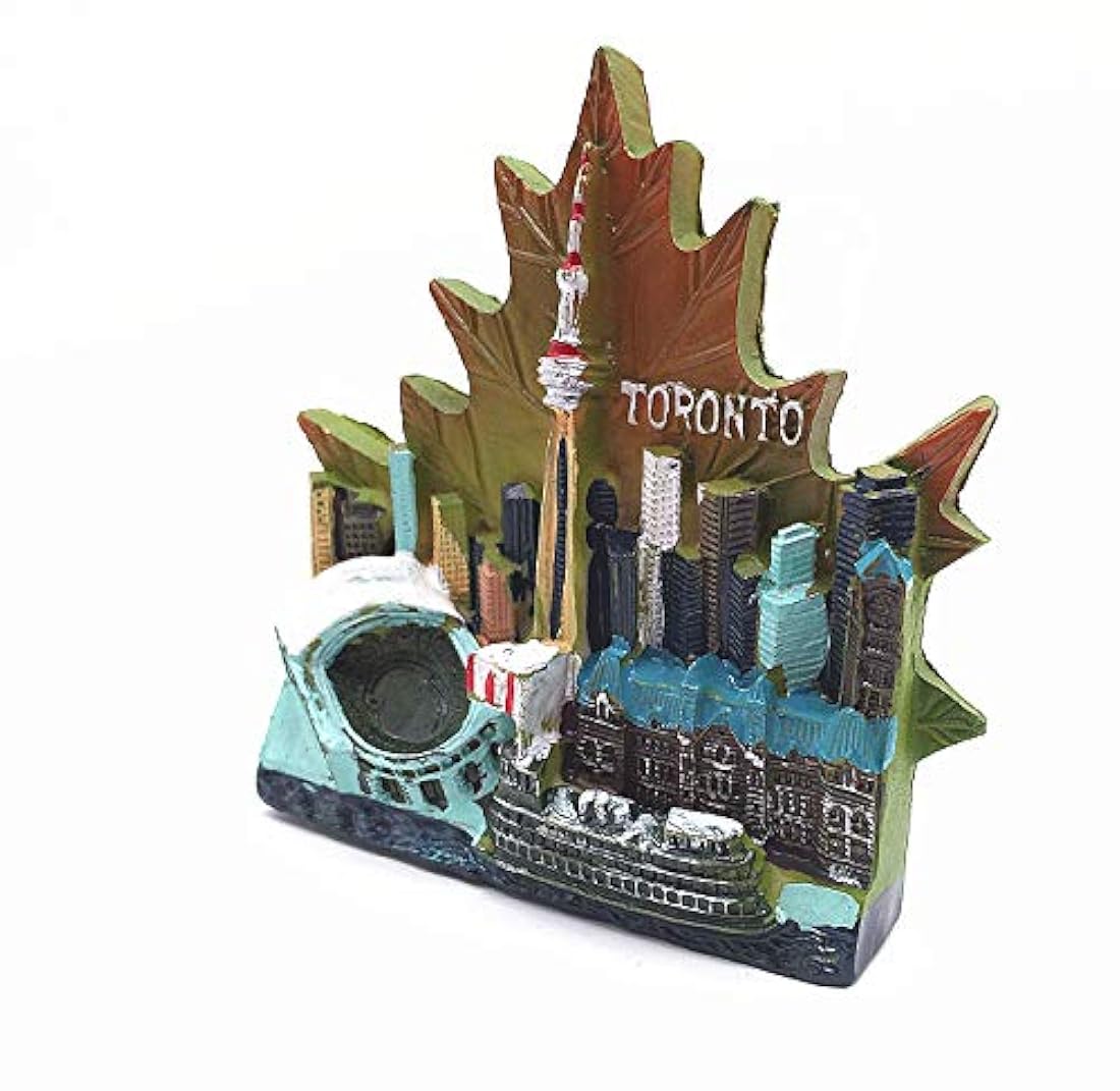 Imán de nevera 3D de Toronto Canadá