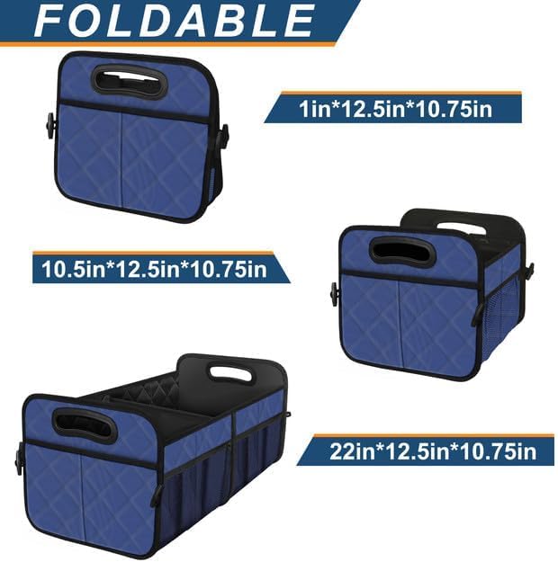 Organizador de Maletero Deosk, 50L, 6 Bolsillos, Plegable