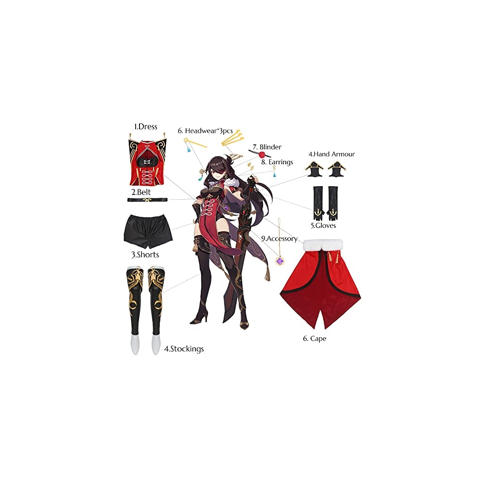 Disfraz para juego de roles Amber de Genshin Impact talla XS