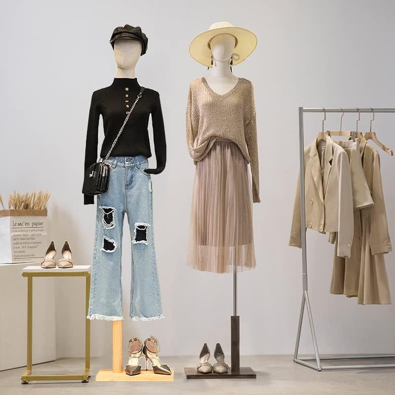 Maniquí Femenino Torso, Altura Ajustable 47-75 Pulgadas