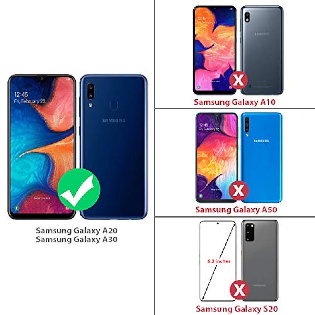 Funda para Samsung Galaxy A20/Galaxy A30 TJS -