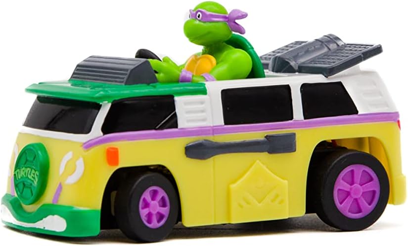 Micro Shell Racers TMNT, Control Remoto 2.4 Ghz, Donatello