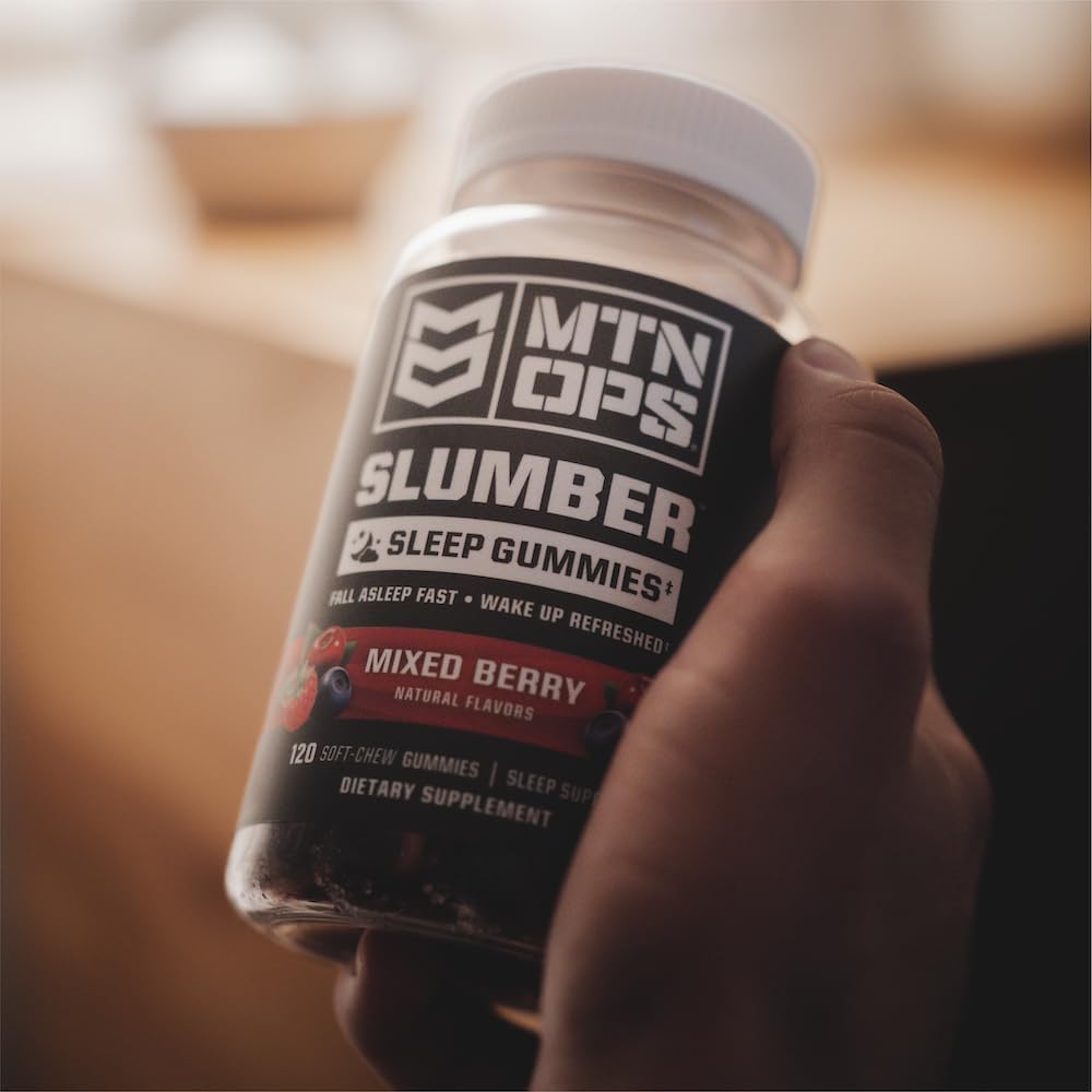 Suplemento Slumber Gummies Sleep Aid 120 gomita cereza ácida